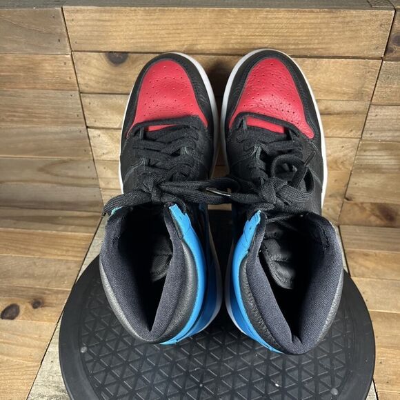 Air Jordan 1 Womens Size 8 Retro High OG "NC TO CHI" 2020 Lace Up Sneakers - Picture 5 of 10